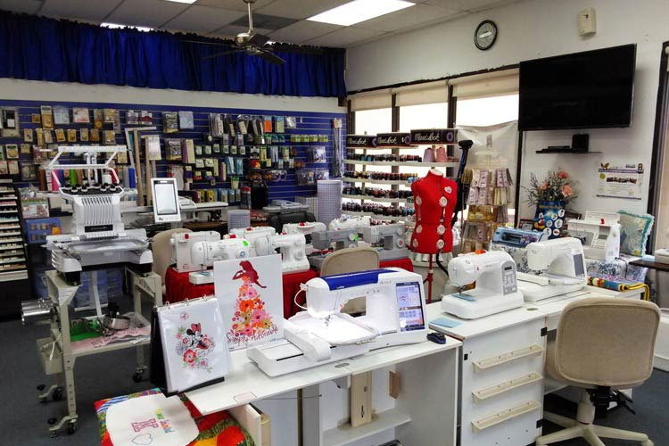 Inside Singer Brother Sewing Center McAllen TX